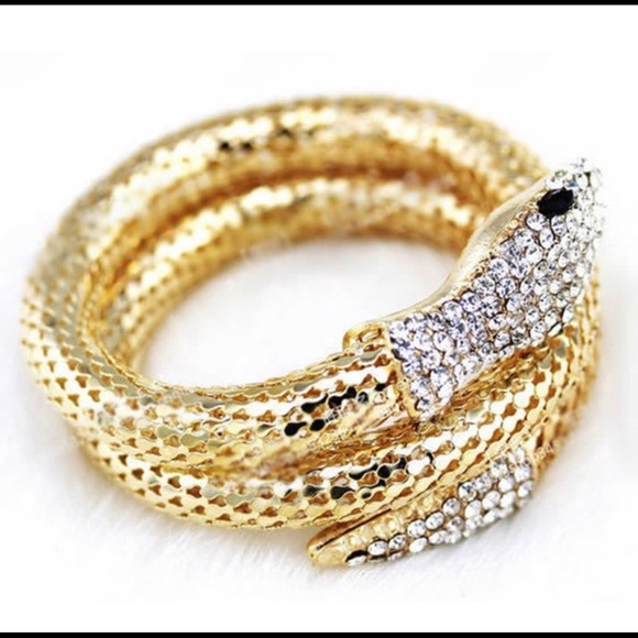 🔥LAST ONE🔥 Vintage Snake Cuff Bangle - Picture 3 of 4